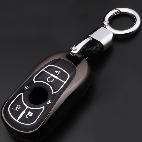 

zinc alloy+luminous car remote key case cover for astra encore envision new lacrosse rings protect shell car styling