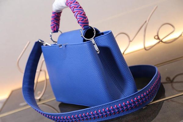 

designer-luxury handbag purse l women fashion totes flower designer purse bag genuine leather litchi pattern v purse
