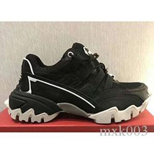 

new shoes run designer ladies men's casual leather mesh casual shoes 34-45 mnb07, Black