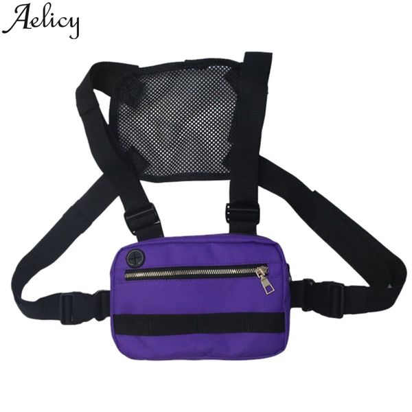 

aelicy casual bags for women 2019 fashion trend multifunctional waterproof oxford cloth tactical shouder vest mobile phone bag
