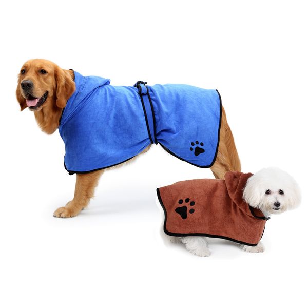 

Pet Dog Bath Towel For Small Medium Large Dogs New Brand Dog Bathrobe XS-XL Microfiber Super Absorbent Pet Drying Towel