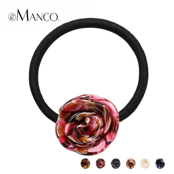 

emanco elastic acrylic flower hair band colorful acetate headbands girls new cute flower head bands hair accessories tiara, Golden;silver