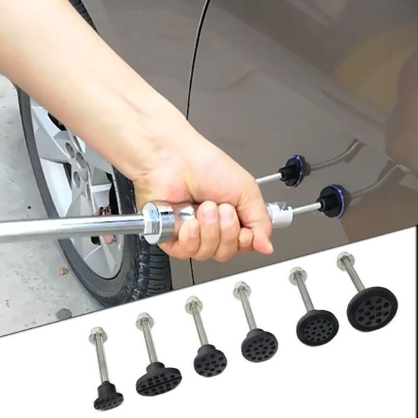 

paintless dent repair puller tools plastic glue tabs removal set tools 6 pcs glue tabs for car plastic n iron material