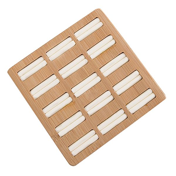 

solid wood ring jewelry display tray earrings jewelry display stand organizer white, Pink;blue