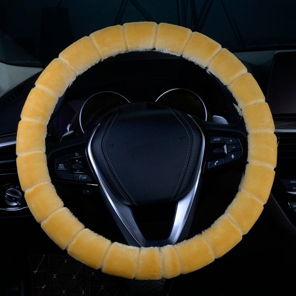 

super soft plush steering wheel cover, universal for four seasons, diameter 38cm