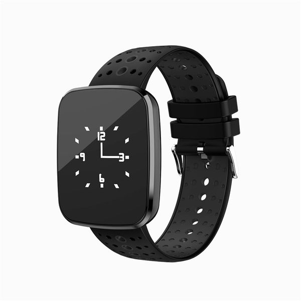 V6 Smart Watch Pressão de sangue Frequência de Coração Rastreador Smart WristWatch IP67 Bluetooth Previsão Wearable Praça Esperta para iPhone Android