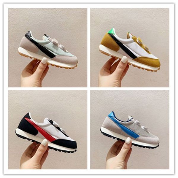 

kids daybreak running shoes official white university red sneaker white nylon boys girls toddlers infants daybreak z gold trainers 28-35