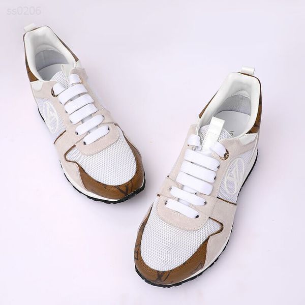 

2020 new air european and american sports shoes leather casual shoes flat running shoes casual round head layer leather, Black