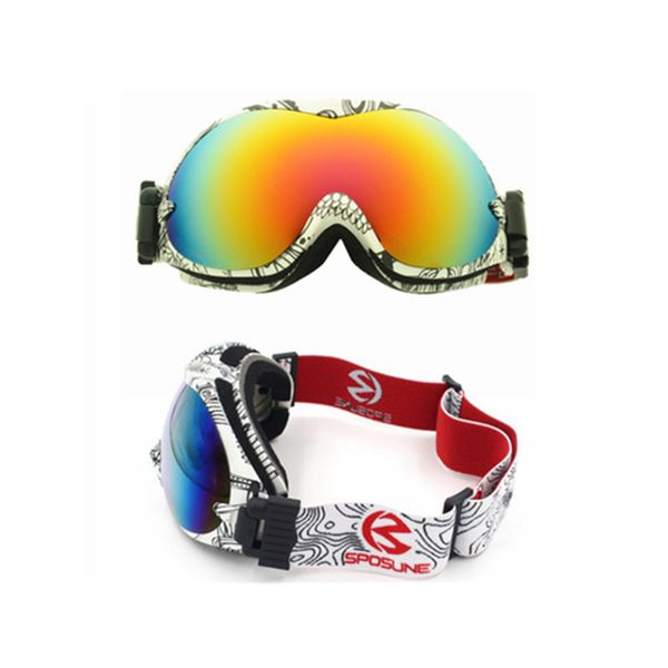 

ski goggles colorful goggles professional male and female adults universal snow blind / double anti-fog figure hx-002