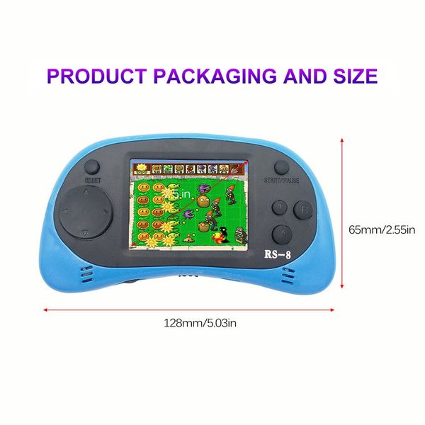 

usb charging retro game console, portable 260 built-in handheld game, 2.5