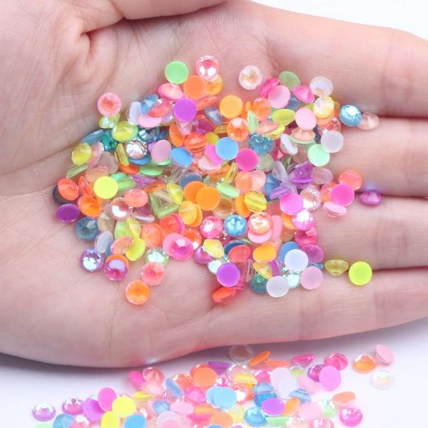

nail art decorations fluorescent flatback glass rhinestone non fix luminous strass bling mixed ab color jewelry, Silver;gold