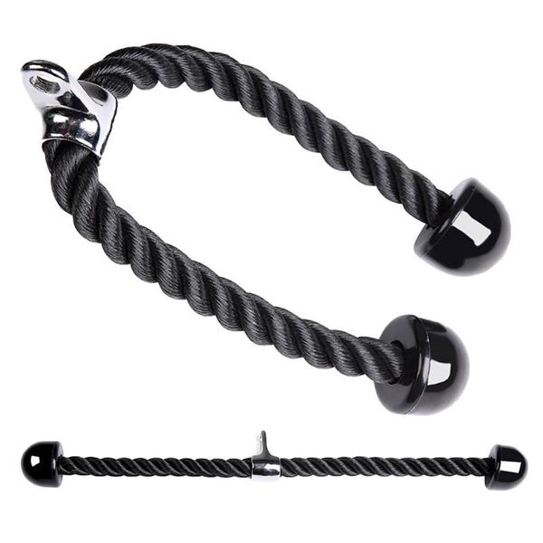 

biceps triceps muscle tension pull rope abdominal crunches attachment pull down laterals biceps training fitness equipment