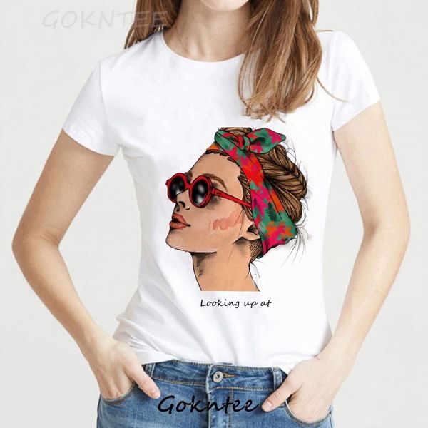 

vogue cool print t shirt women white cotton female t shirts summer 2019 casual harajuku tee shirt femme michelangelo friend