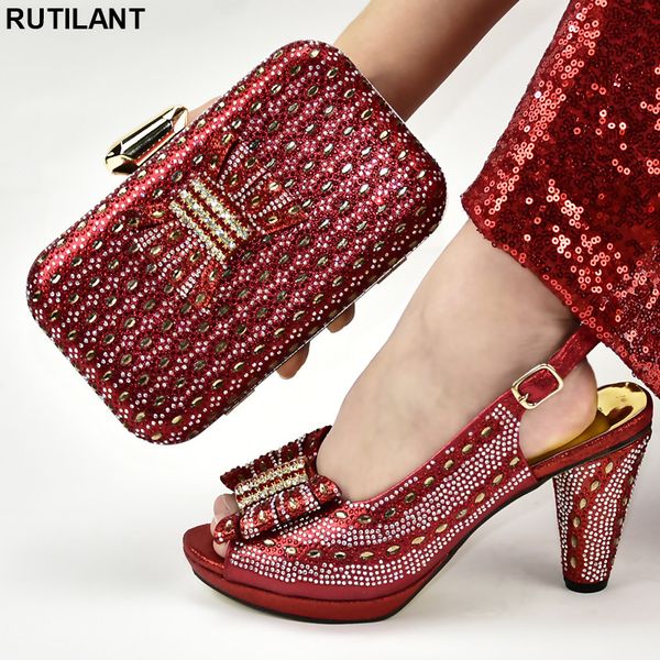 

new matching shoe and bag set in heels womens dress shoes open toe shoe for women italian shoes with matching bags buckle strap, Black