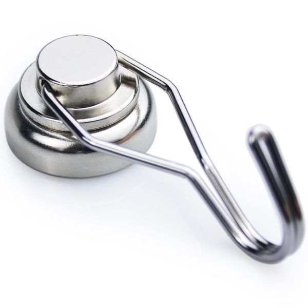 

100 lbs magnetic hooks heavy duty magnets key holder grill apron hanger refrigerator magnet hangers holders