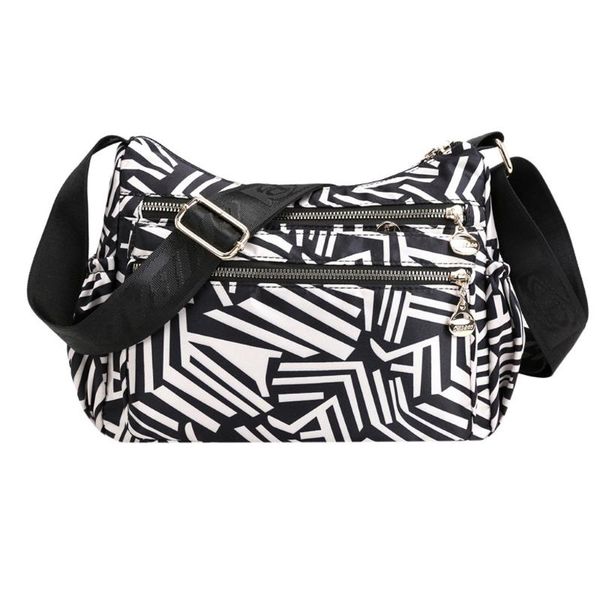 

women bag printed ethnic nylon fabric bag waterproof single shoulders messenger bags ladies casual flower printing bolsas