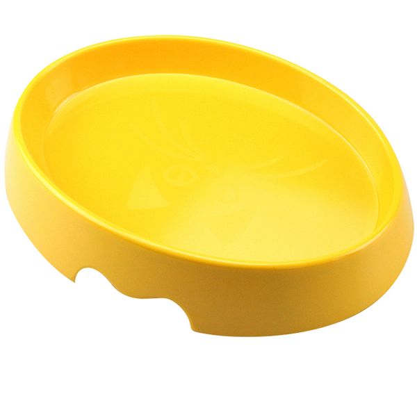 

pet feeder bowl dish with anti-skid rubber stand for cats and dogs animal feeding food water 3 colors