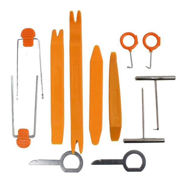 

12pcs car audio disassembly tool auto panel trim dash removal open installer repairing pry tools kit plastic
