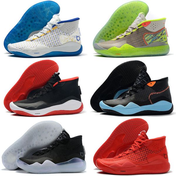 

kevin durant 12 kd xii the day one protro green camo mens women kid basketball shoes 12s kd12 sports sneakers size 5-12