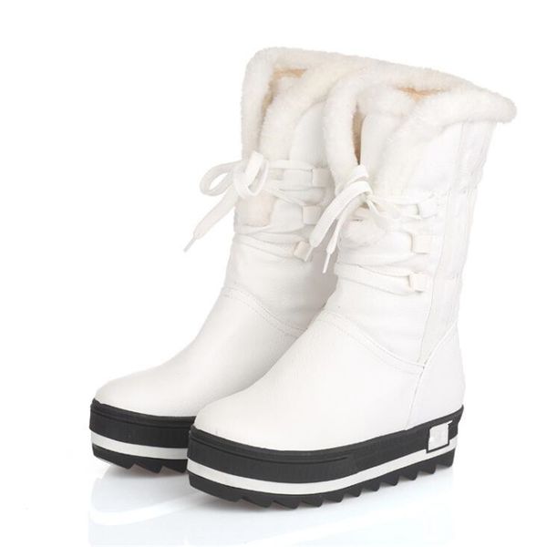 

new 2019 winter plus size ladies women snow boots, Black