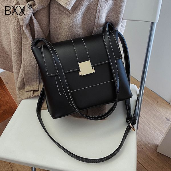 

bxx] vintage pu leather crossbody bags for women 2020 brand design quality shoulder messenger bags female travel handbags hk272