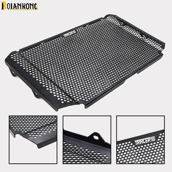 

motorcycles radiator side guard grill grille cover protector cnc aluminum for yamaha tracer 900 2018-2019 2018-2019 tracer900