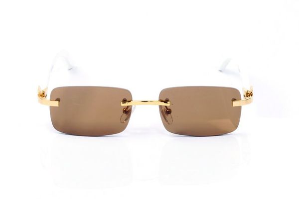 

designer shades buffalo oversized nature horn sunglasses white france brand occhiali vintage black brown clear lens glasses da sole venuc, White;black