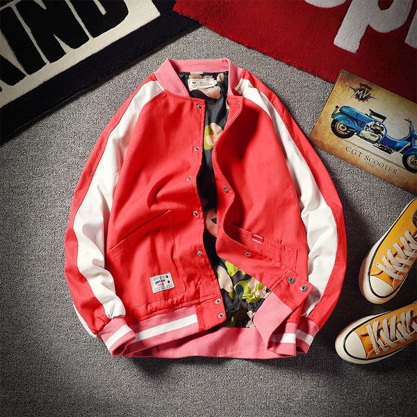 

2020 spring fashion jacket men streetwear bomber jacket mens causal men slim fit baseball coat brand male 5xl, Black;brown