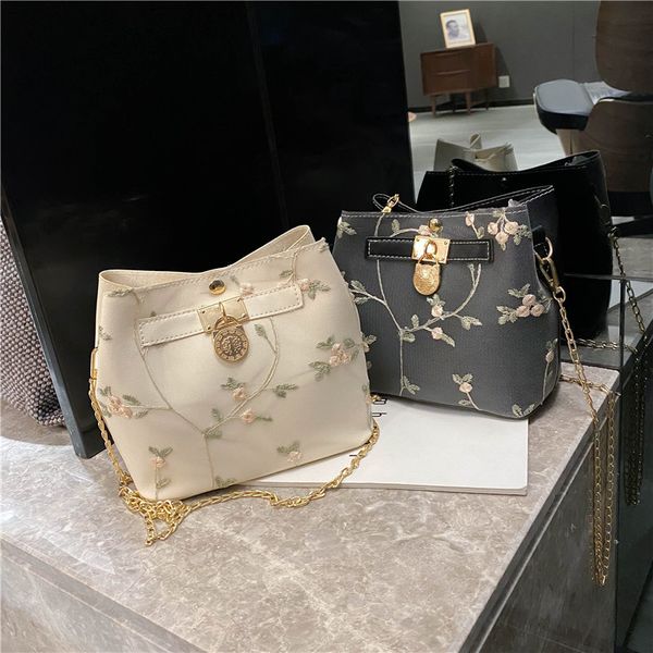 

summer mini bag female bag net red bucket hipster messenger female