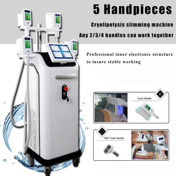 

cryolipolysis fat ing machine 4 heads can work together cryolipolysis slimming weight loss machine for salon