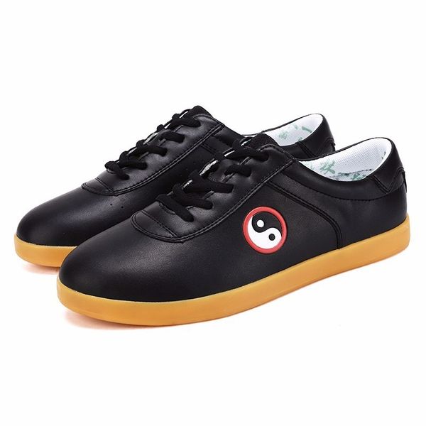 

pu tai chi sneakers flexible martial arts wushu shoes sports training footwear black white size 35-45