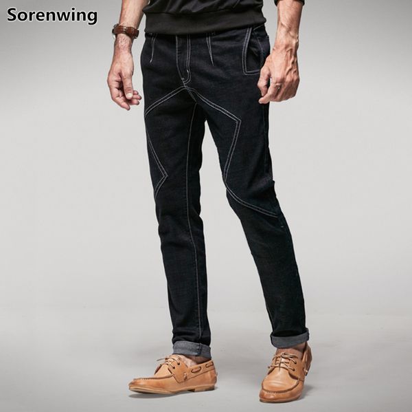 

веѬде skinny мђжкие бѬки каѬанда клаиекие еѬне денима джин лопок мђж, Blue