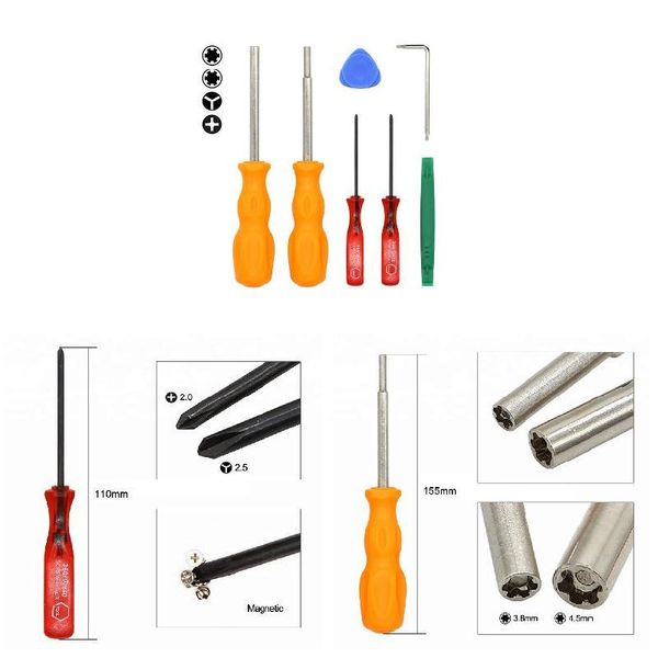 

7pcs multifunctional screwdriver set repairing tools kit for gaming device mu