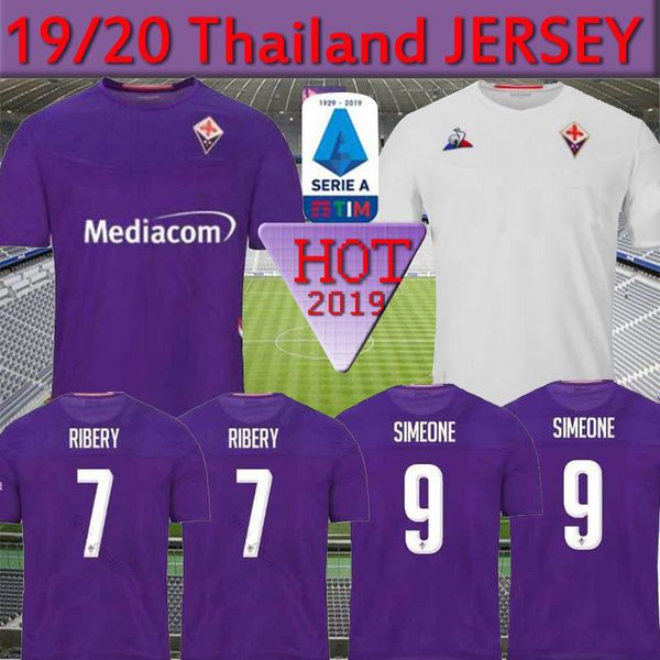 

19 20 acf fiorentina florence soccer jersey ribery chiesa 2019 football shirt prince boateng camiseta de futbol milenkovic maillot de foot, Black;yellow