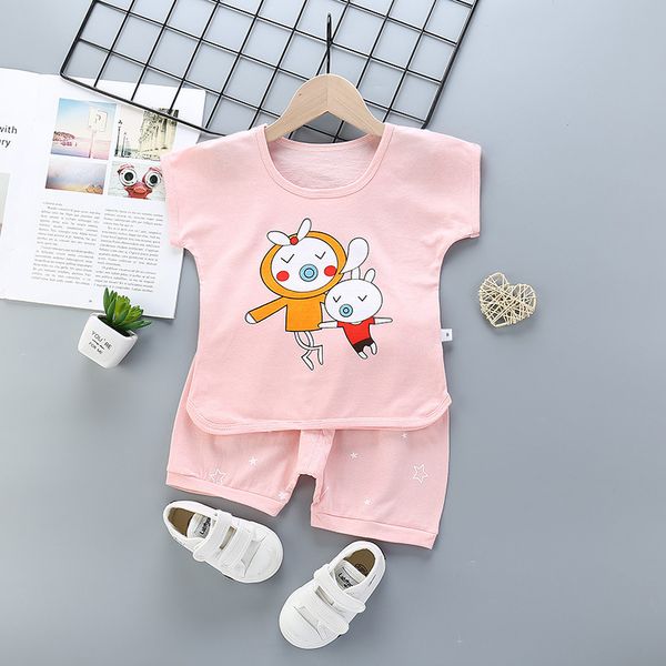 

girl children summer baby newborn clothes kids set newborns clothes new born infant clothing boy girls boys short, White