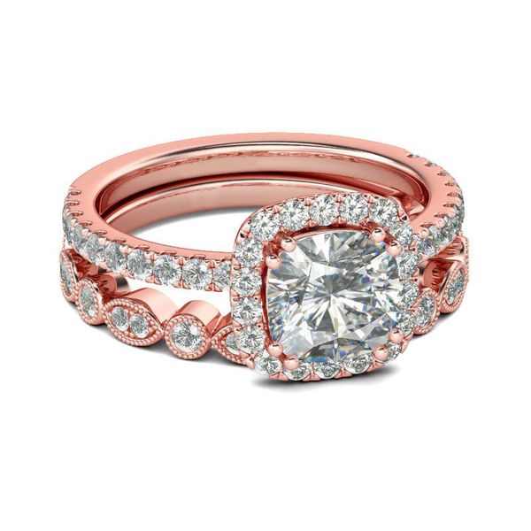 

rose gold wedding and engagement anniversaries ring fashion couple rings for womens jewellery girls ring, Slivery;golden