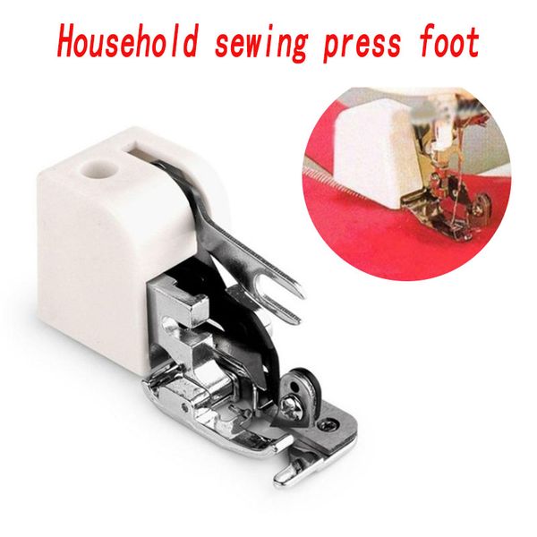 

household multi-functional sewing machine cutting edge press edge press foot with knife foot, Black