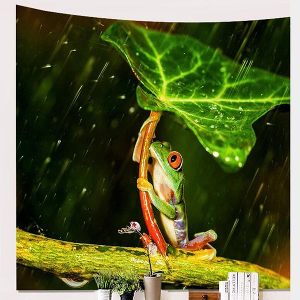 

150*1003d frog wall cloth tarpaulin background cloth hanging tapestry wall decoration carpet