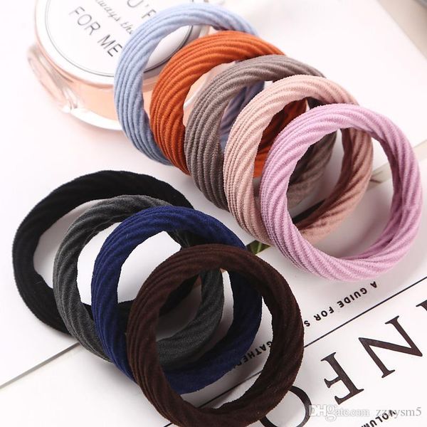 

hair rope new high resilience seamless rubber band hair accessories girls women ponytail elastic hair bands sale