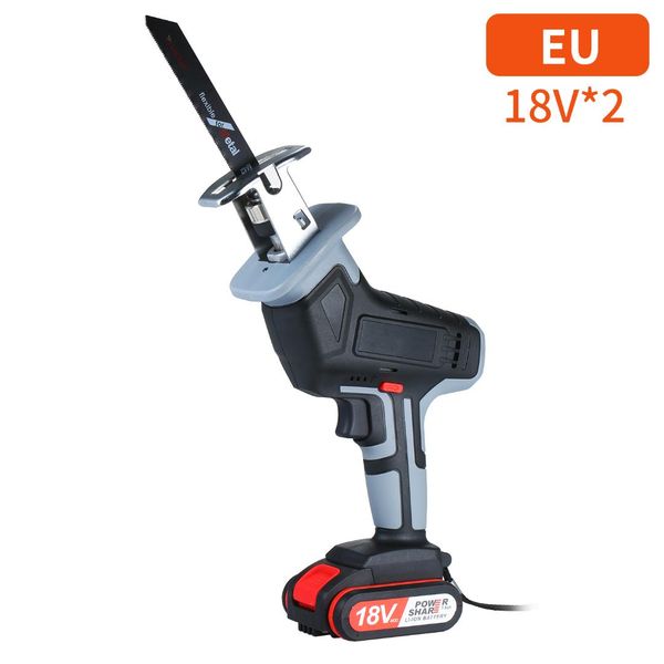 

electric reciprocating saw 18v cordless li-ion reciprocating saw fast charger for wood metal cutting variable speed power tools