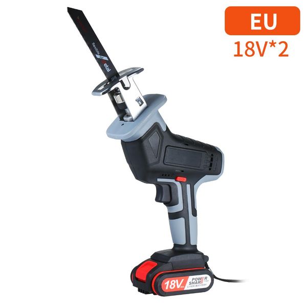 

electric reciprocating saw 18v cordless li-ion reciprocating saw fast charger for wood metal cutting variable speed power tools