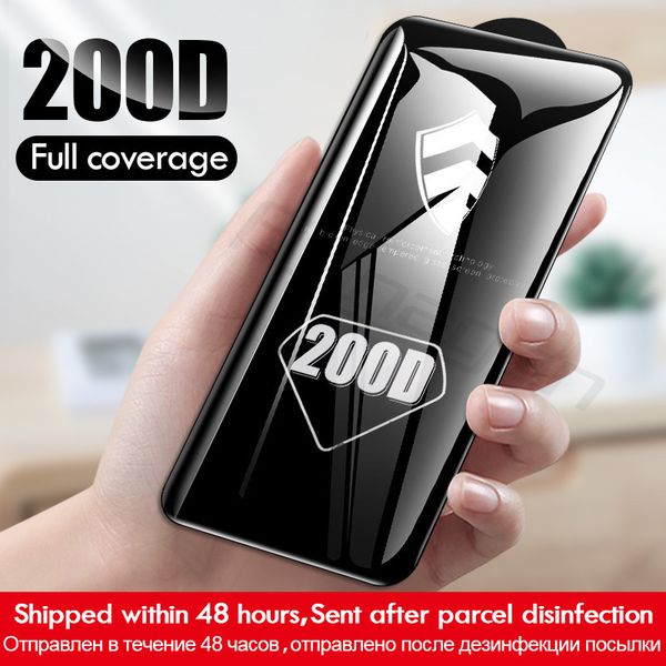 

200d curved edge protective glass on the for iphone 7 8 6 6s plus tempered screen protector for iphone 11 pro x xr xs max glass