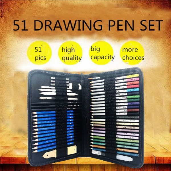 

51 paintings suits for professional and amateur painter painting pencil value set