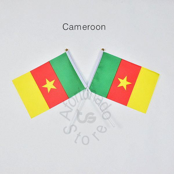 2018 Cameroon Banner 14x21cm Flag 100 Polyester Flags With