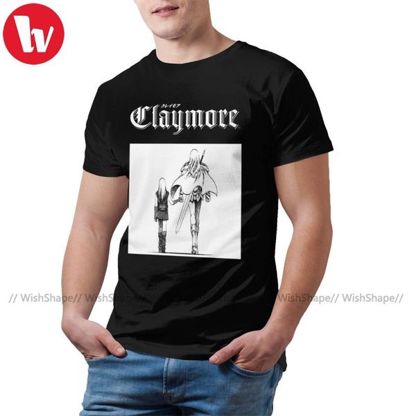 

claymore t shirt claymore t-shirt classic plus size tee shirt print fun 100 cotton short-sleeve male tshirt, White;black