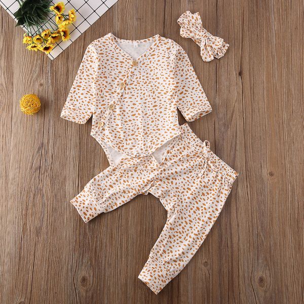 

emmababy новорожденных infant baby girl осень весна с длинным рукавом кнопка комбинезон bodysuit стяжкой одежда outfit set, White