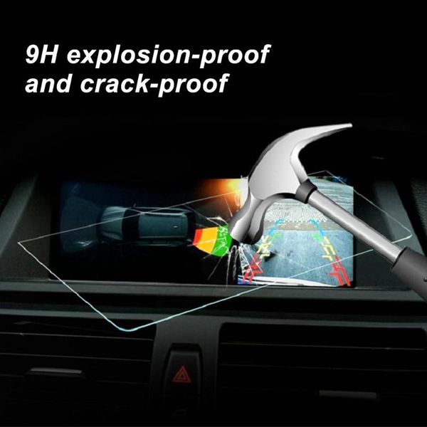 

7 inch protector clear oleophobic gps car navigator protective film cover tempered glass display screen for 18 camry