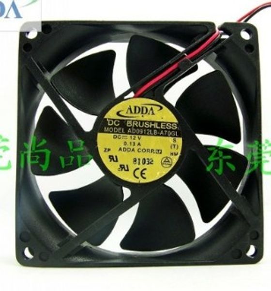 

оптовая adda ad0912lb-a70gl 9 см 90 мм 9225 бесшумный двойной шарикоподшипник вентилятор шасси 12 в 0.13a