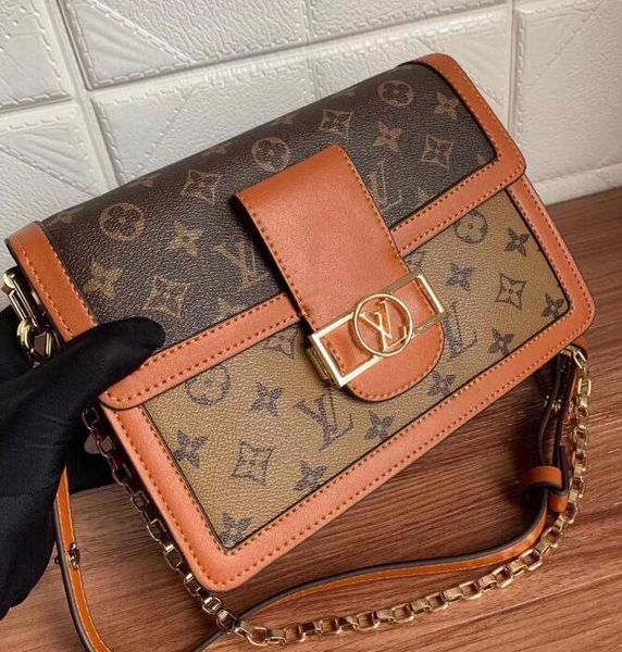 

25cm dauphine real leather and cancas retro chest bags for men real leather yellow flower style handbags shoulder bag women