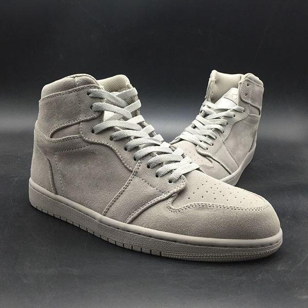 

Top Buckskin Basketball Shoe 1s 1 Wolf Grey Mens Fashion Wheat Yellow Outdoor Sport Sneaker Designer Shoes With Box